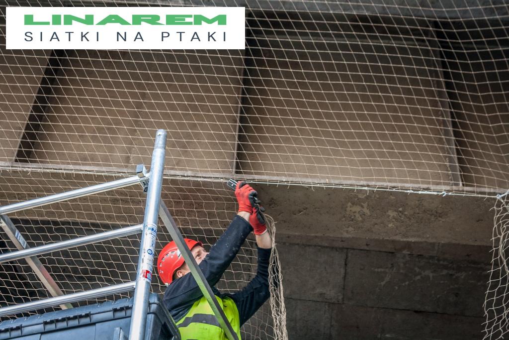 ochrona wiaduktow przed ptactwem, siatka przeciw golebiom montaz wiadukt, zabezpieczenie konstrukcji mostowych siatkami