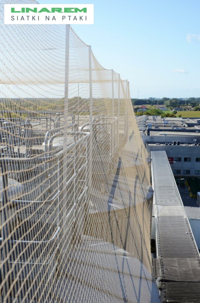 siatki przeciw ptakom sierpc, montaz siatek na ptaki zaklad przemyslowy, zabezpieczenie zakladu przed ptakami
