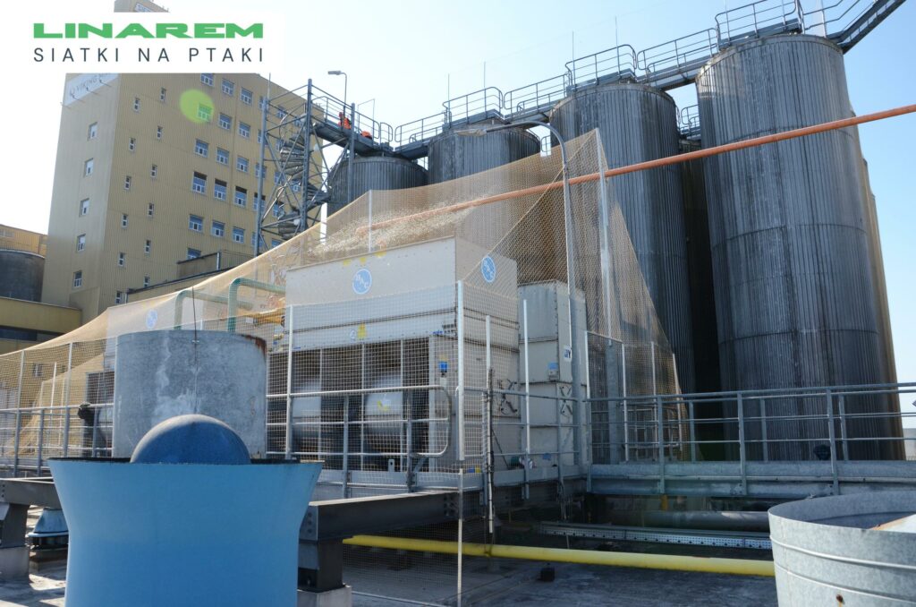 siatki przeciw ptakom dach sierpc, montaz siatki ochronnej zaklad, zabezpieczenie przed ptakami